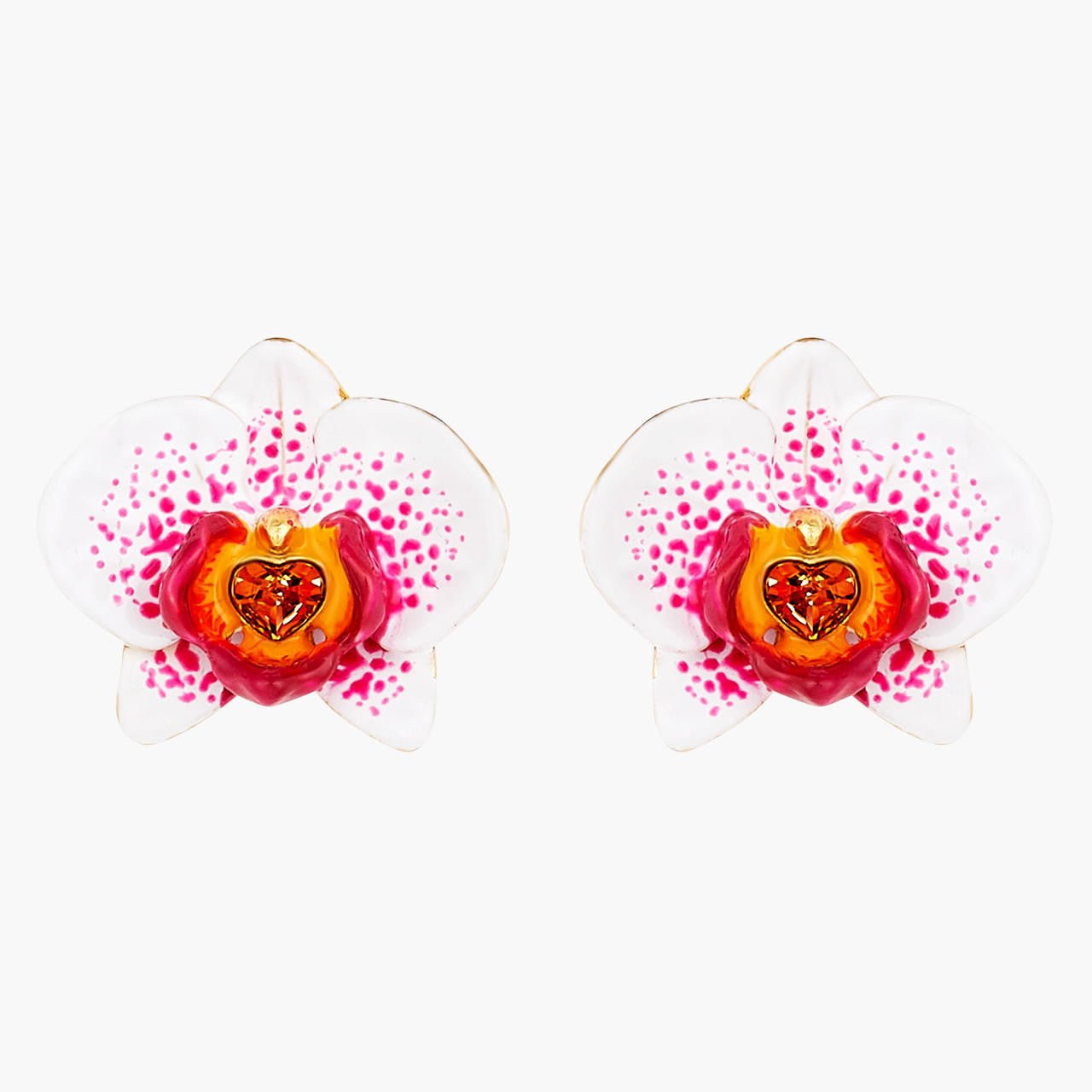 Elephant'S Ear Orchid Sleeper Earrings | Les Nereides