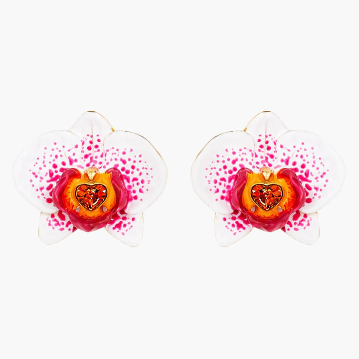 Elephant'S Ear Orchid Sleeper Earrings | AOOC1061 - Les Nereides