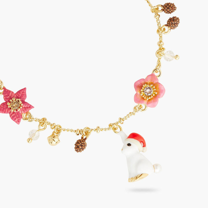 Enchanted christmas rabbit charm bracelet | AQNE2021 - Les Nereides