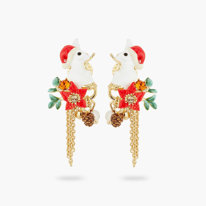 Enchanted Christmas rabbit earrings | AQNE1031 - Les Nereides