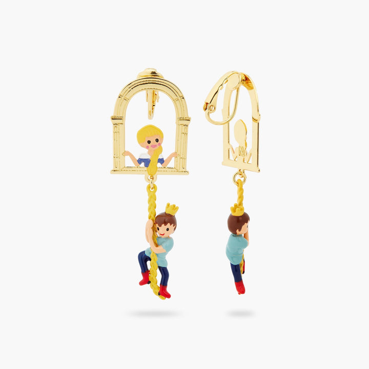 Enchanted Hair Princess And Prince Earrings | ASCE1021 - Les Nereides
