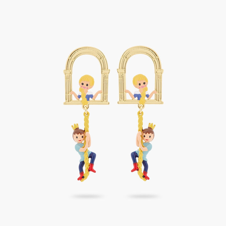 Enchanted Hair Princess And Prince Earrings | ASCE1021 - Les Nereides