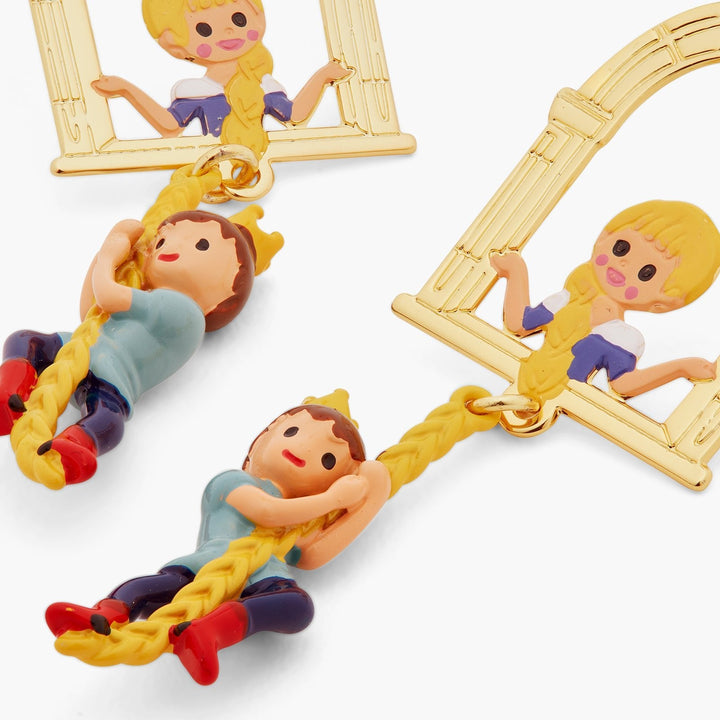 Enchanted Hair Princess And Prince Earrings | ASCE1021 - Les Nereides