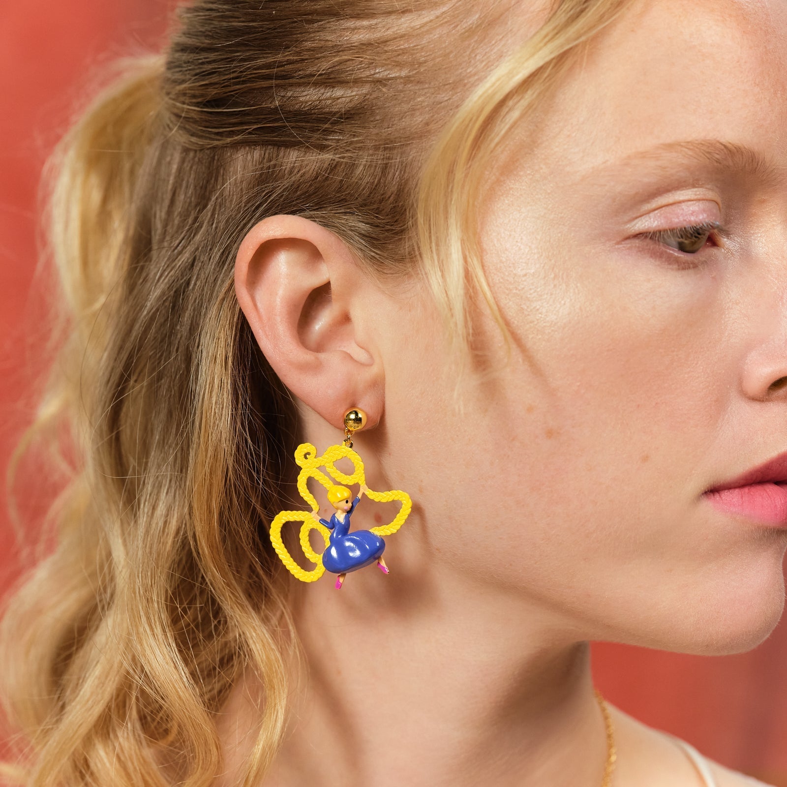 Enchanted Hair Princess Earrings | ASCE1011 - Les Nereides