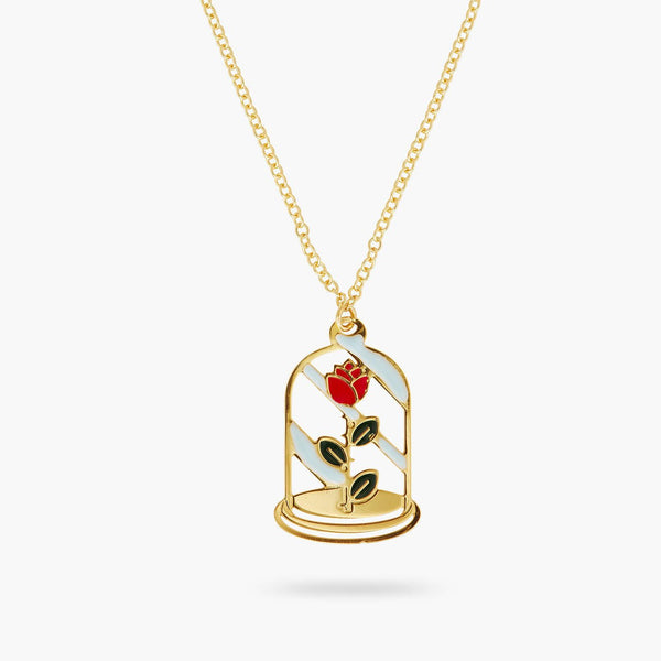 Enchanted rose pendant necklace | AQUI3011 - Les Nereides
