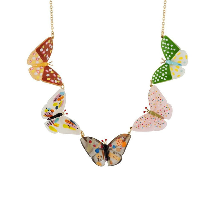 Envol Graphique Butterfly Multi Necklace | ADEG3091 - Les Nereides