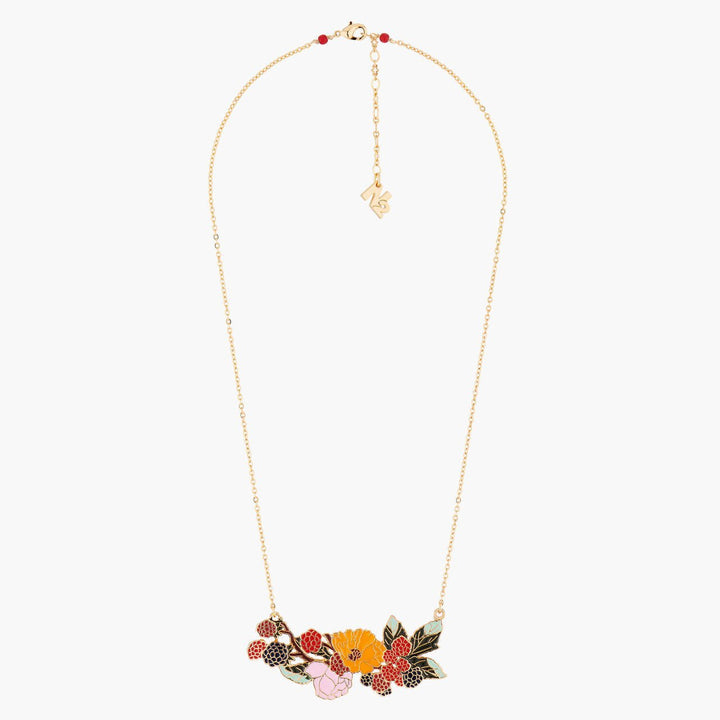 Euphoric Botanic Bouquet Collar Necklace | AMBE3011 - Les Nereides