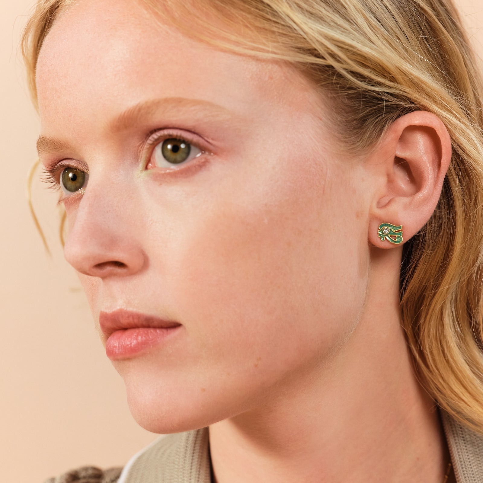 Evil Eye Earrings | ASNI1041 - Les Nereides