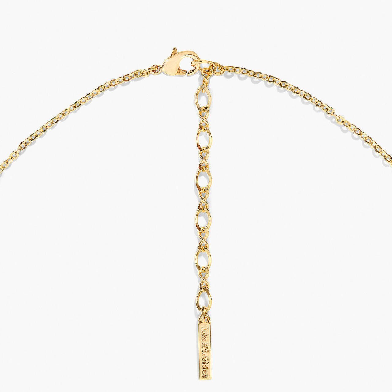 Fig And Black Stone Pendant Necklace | APVE3091 - Les Nereides
