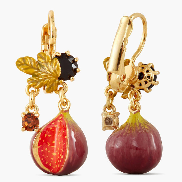 Fig And Foliage Sleeper Earrings | APVE1081 - Les Nereides