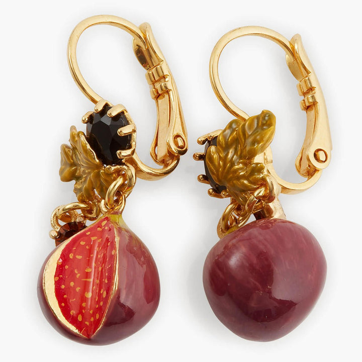 Fig And Foliage Sleeper Earrings | APVE1081 - Les Nereides