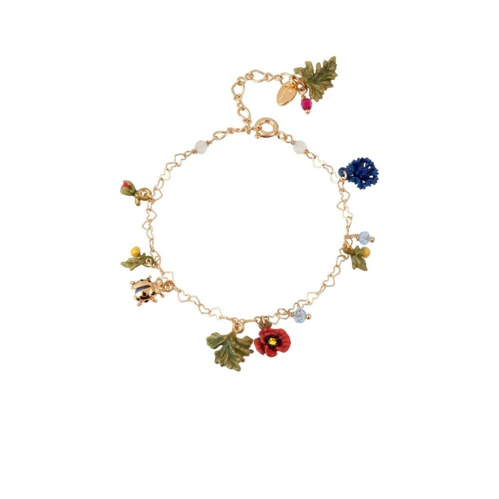 Floraisons Sauvages Poppy W/Multi - Éléments Bracelet | ADFS2031 - Les Nereides