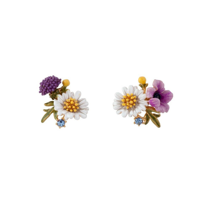 Floraisons Sauvages Thistles And Daisies Earrings | ADFS101T/1 - Les Nereides