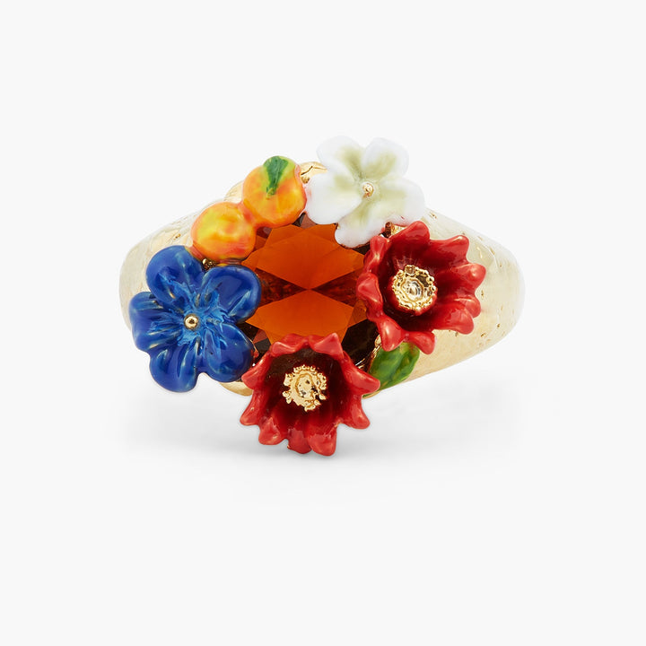 Flower And Clementine Cocktail Ring | ASTM6021 - Les Nereides