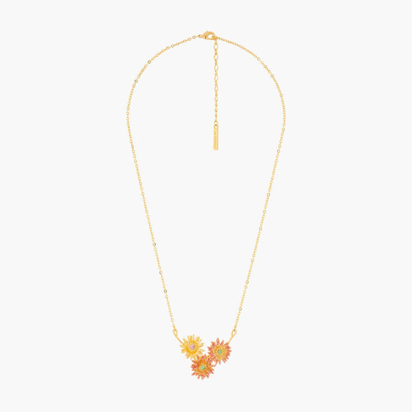 Flower Of Love Trio Pendant Necklace | ALFA3031 - Les Nereides