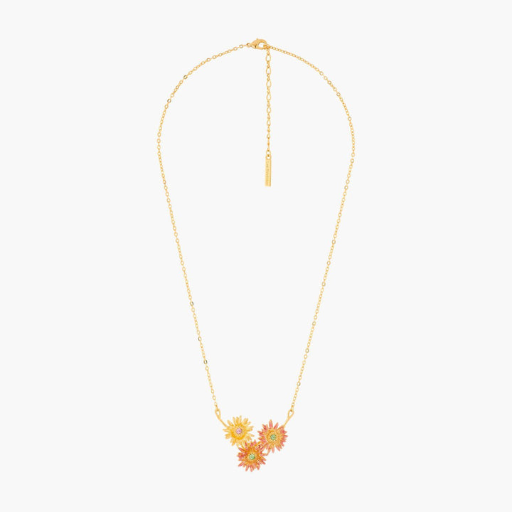 Flower Of Love Trio Pendant Necklace | ALFA3031 - Les Nereides