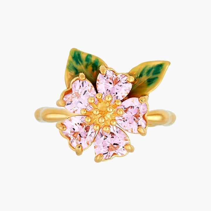 Foliage And Heart Flower Petals Multiple Size Ring | ANHA605/11 - Les Nereides