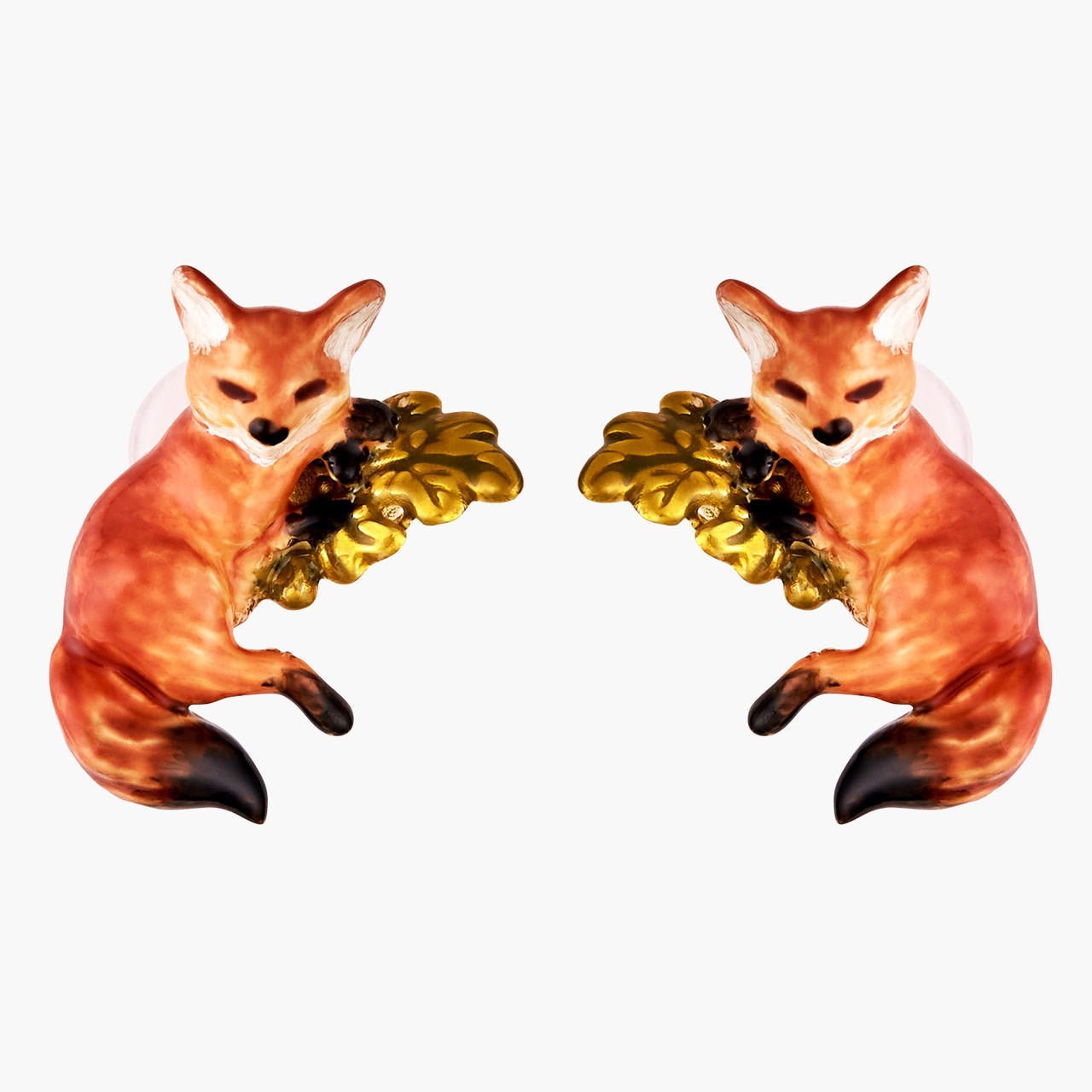 Fox Cub Earrings | AMEF1041 - Les Nereides