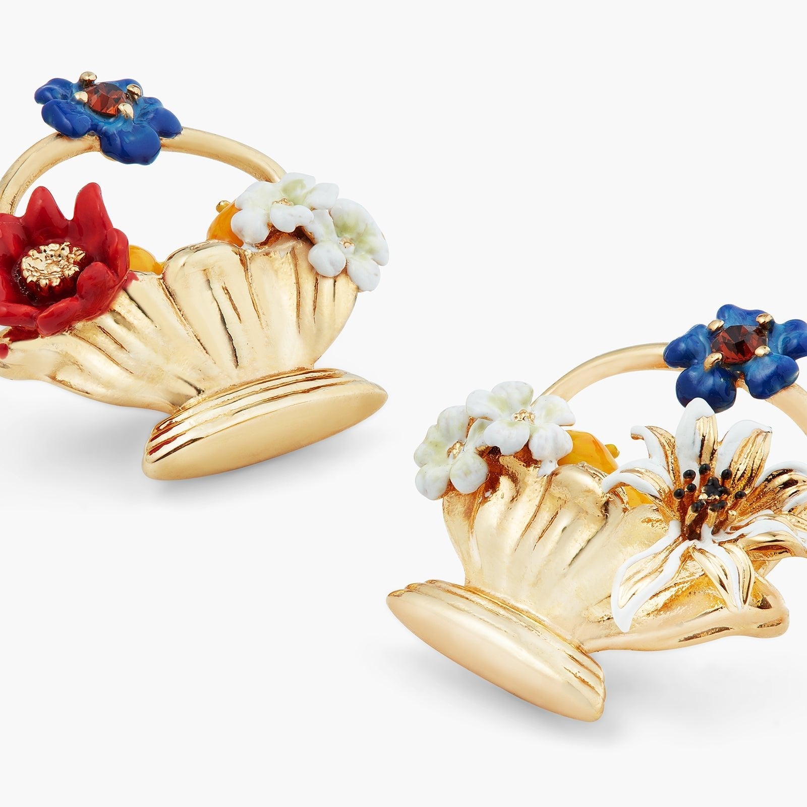 Fruit Bowls And Flower Earrings | ASTM1051 - Les Nereides