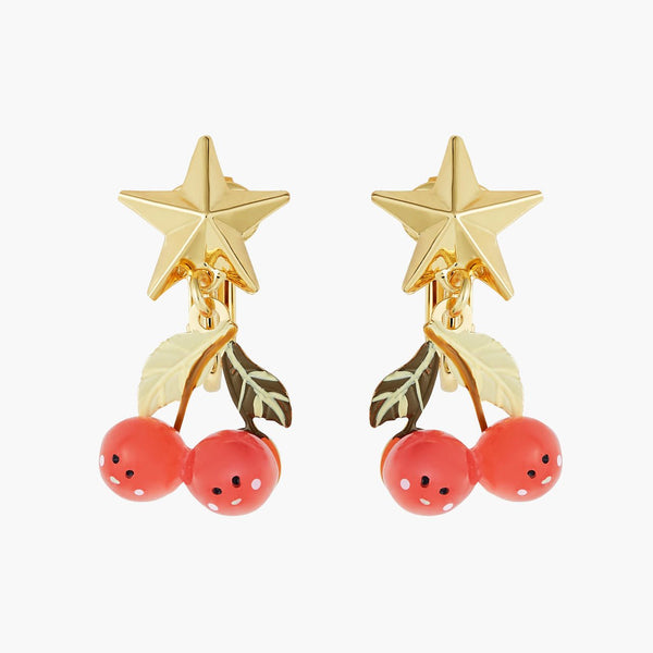 Fruit Circus Cherry And Stars Earrings | ANFC1091 - Les Nereides