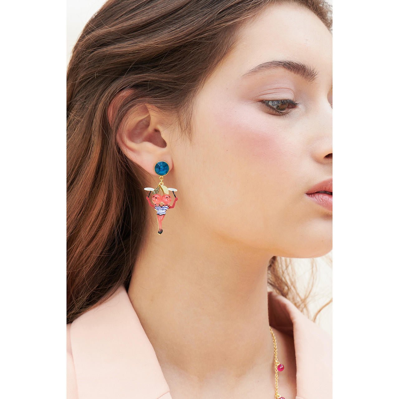 Fruit Circus Cherry Earrings | ANFC1071 - Les Nereides