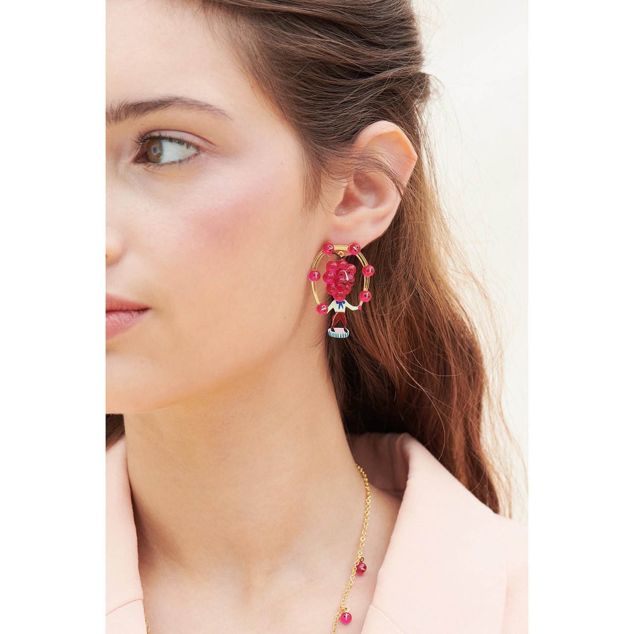 Fruit Circus Grapes Earrings | ANFC1051 - Les Nereides
