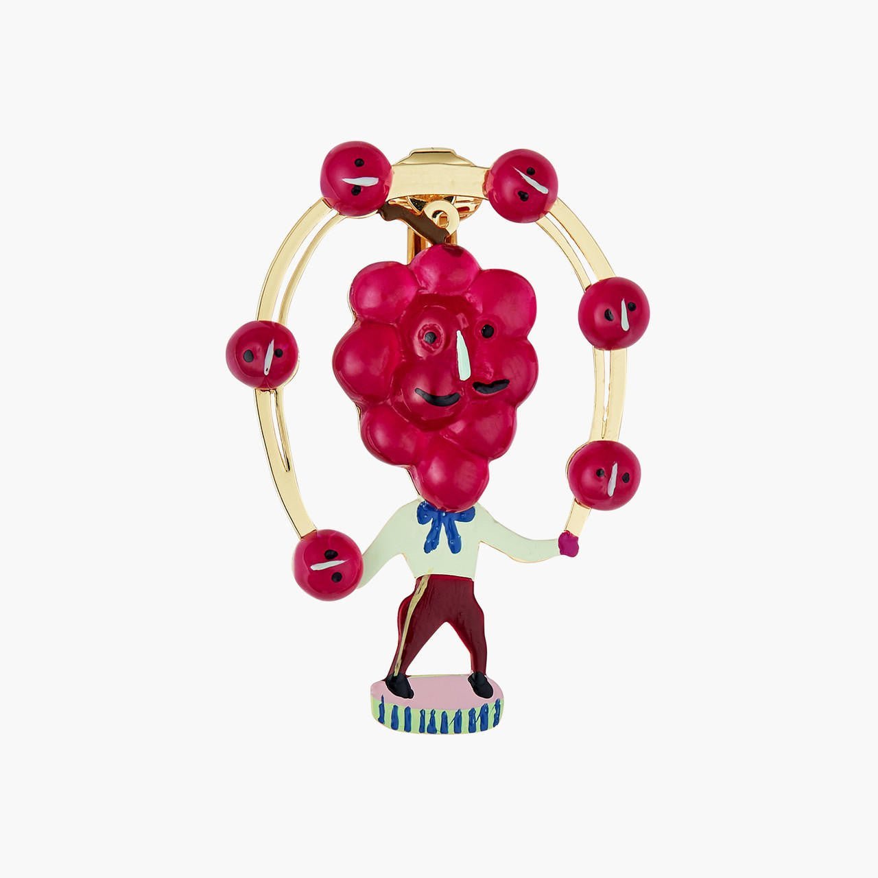 Fruit Circus Grapes Earrings | ANFC1051 - Les Nereides