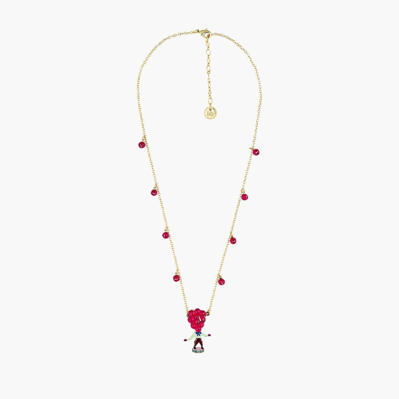 Fruit Circus Juggling Grapes Pendant Necklace | ANFC3041 - Les Nereides
