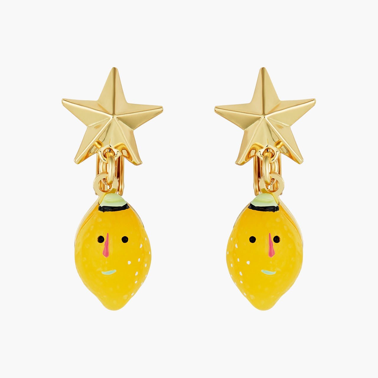 Fruit Circus Lemon And Stars Earrings | ANFC1101 - Les Nereides