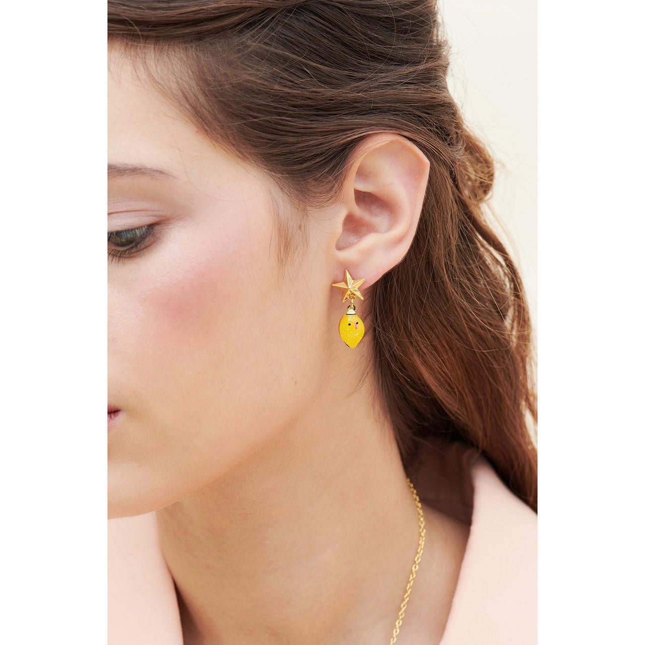 Fruit Circus Lemon And Stars Earrings | ANFC1101 - Les Nereides