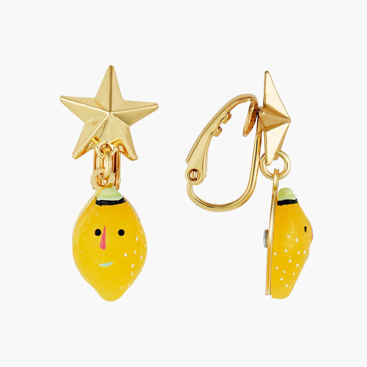 Fruit Circus Lemon And Stars Earrings | ANFC1101 - Les Nereides