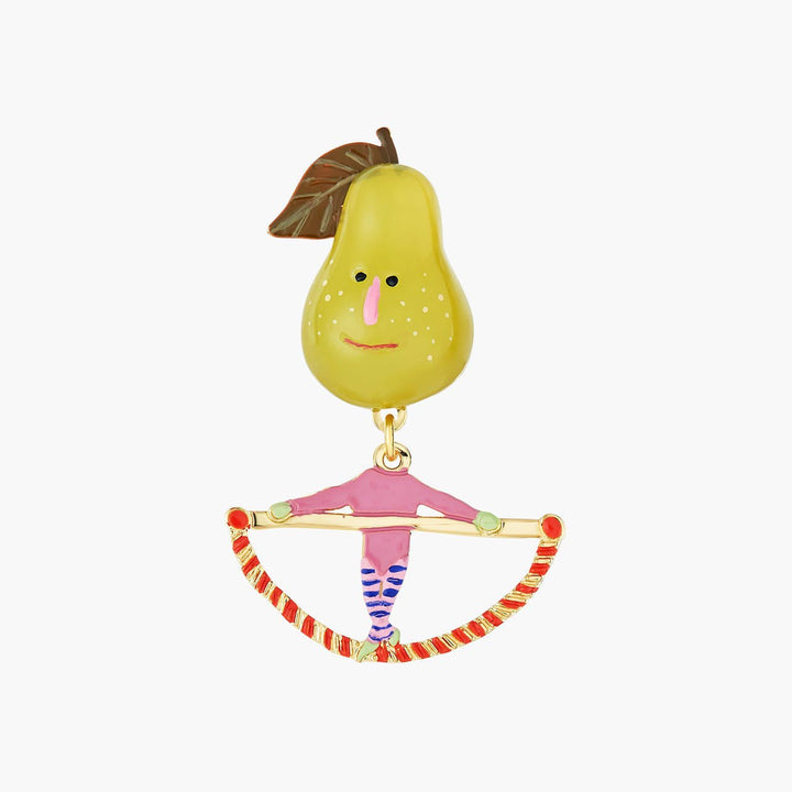Fruit Circus Pear And Trapeze Earrings | ANFC1021 - Les Nereides