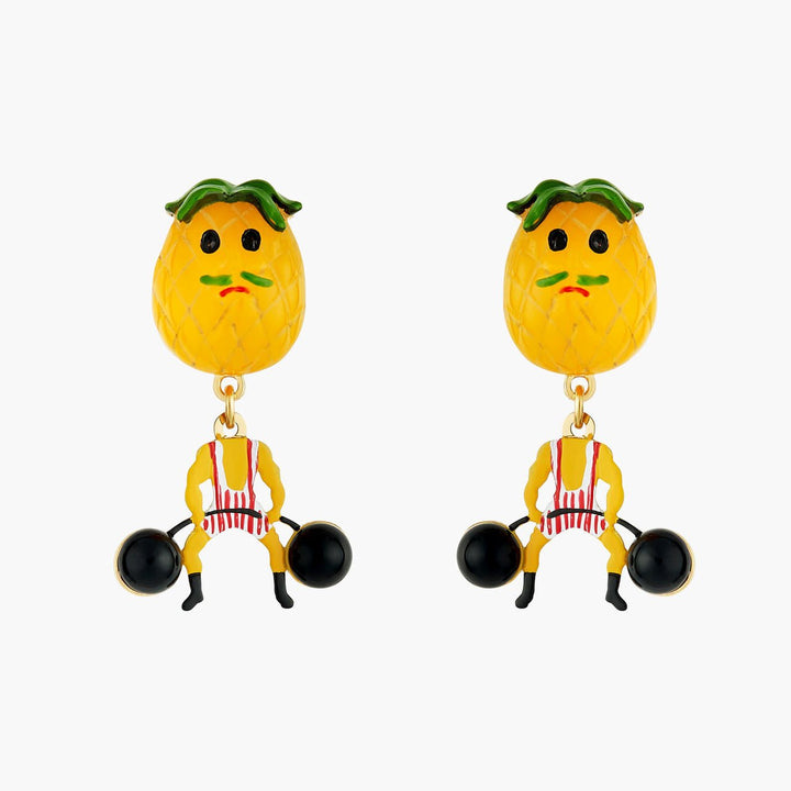 Fruit Circus Pineapple Earrings | ANFC1061 - Les Nereides