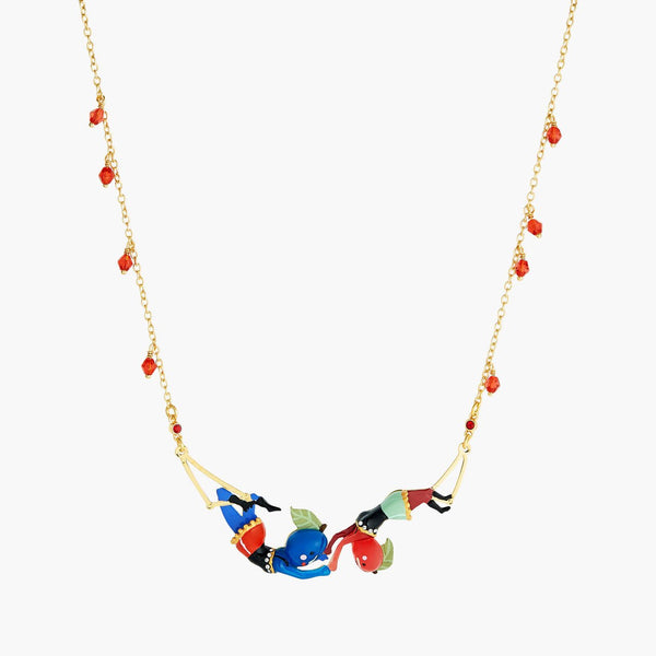 Fruit Circus Plum Flying Sisters Statement Necklace | ANFC3011 - Les Nereides