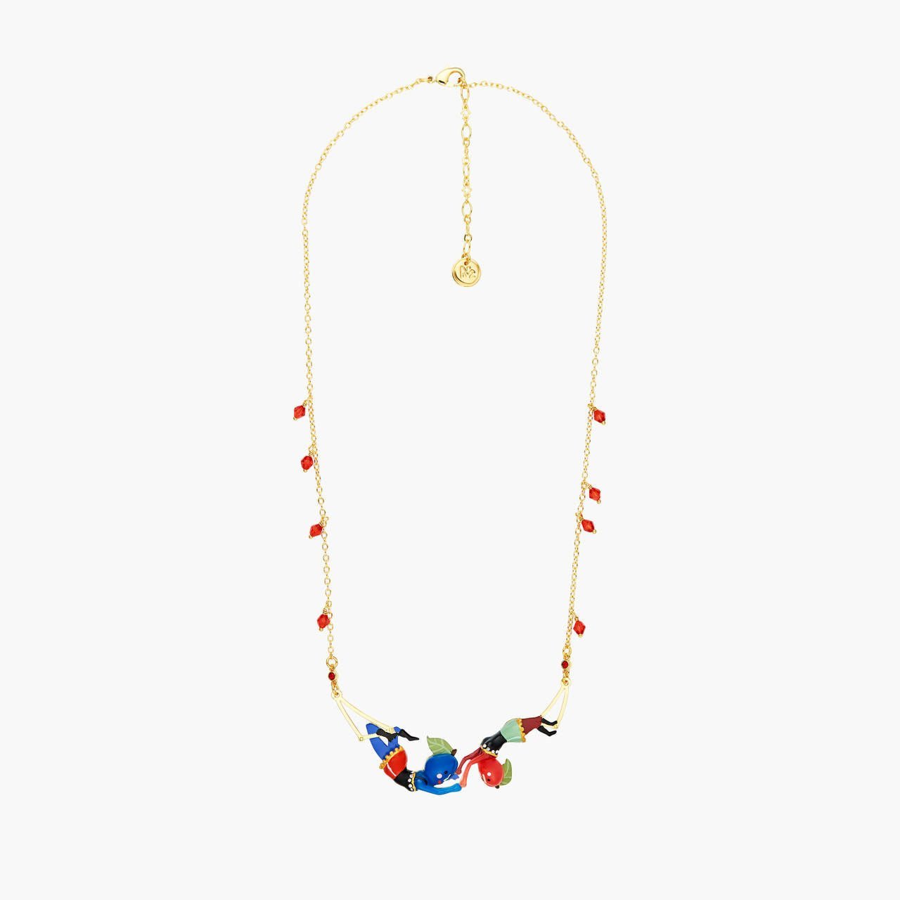 Fruit Circus Plum Flying Sisters Statement Necklace | ANFC3011 - Les Nereides