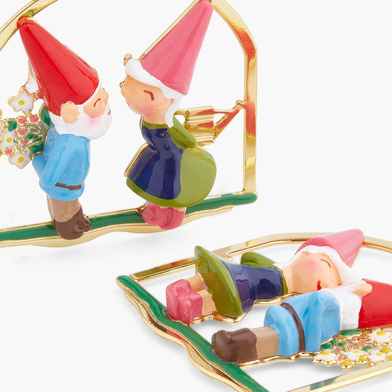 Garden Gnome Couple Earrings | ARCP1071 - Les Nereides