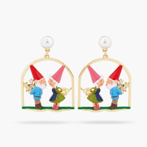 Garden Gnome Couple Earrings | ARCP1071 - Les Nereides
