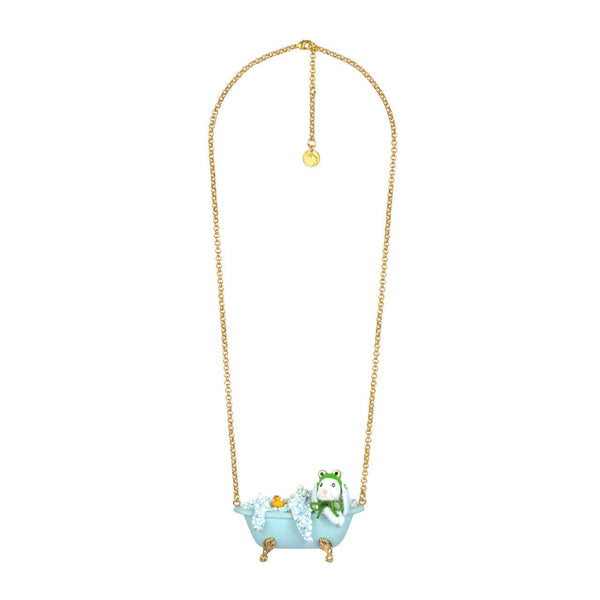 Gentiment Joyeux + 5 Cm Extension Rabbit Brigitte Necklace | AAGJ3011 - Les Nereides