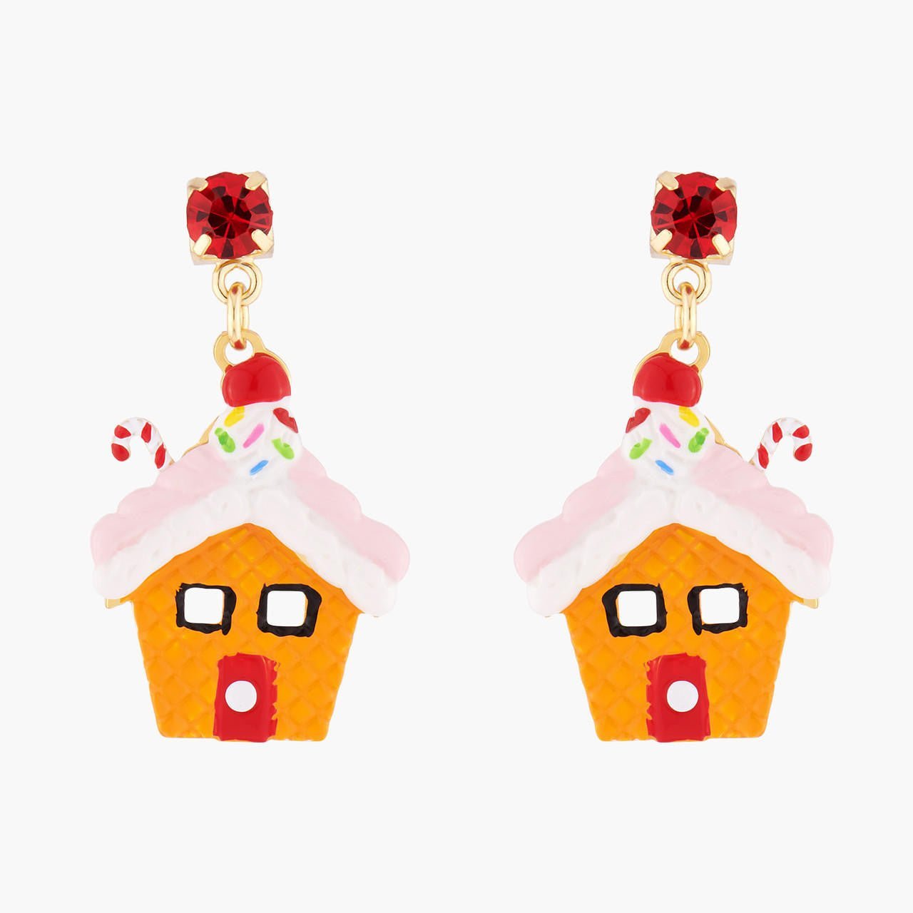 Gingerbread House Earrings | ALHG1031 - Les Nereides
