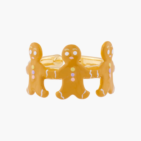 Gingerbread Man Adjustable Rings | ALHG6041 - Les Nereides