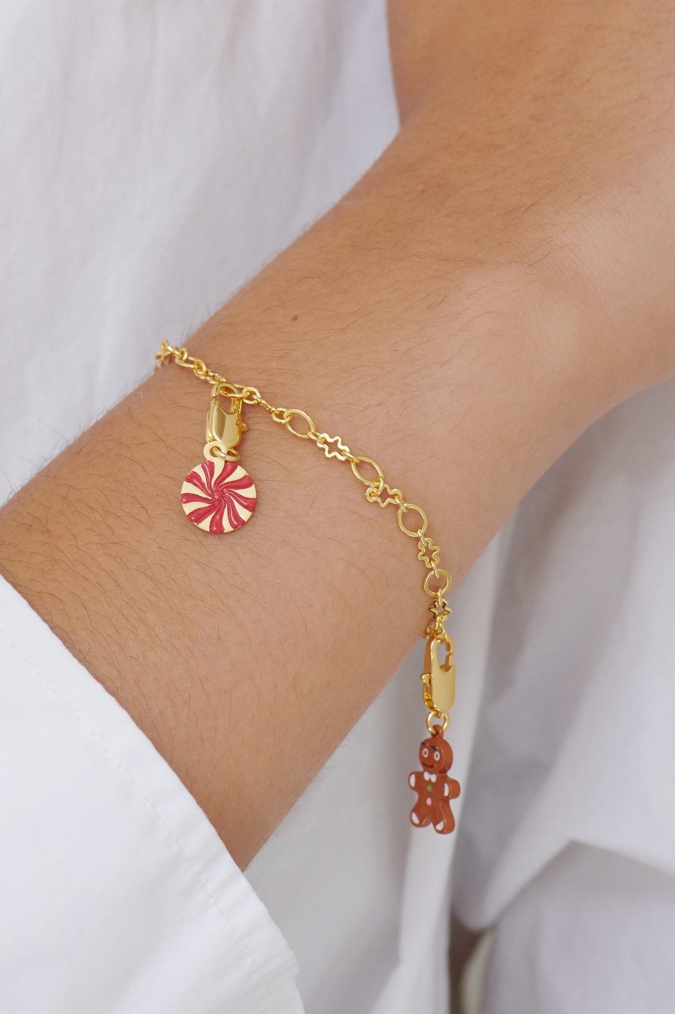 Gingerbread Man Charms Charms | ALCH4091 - Les Nereides