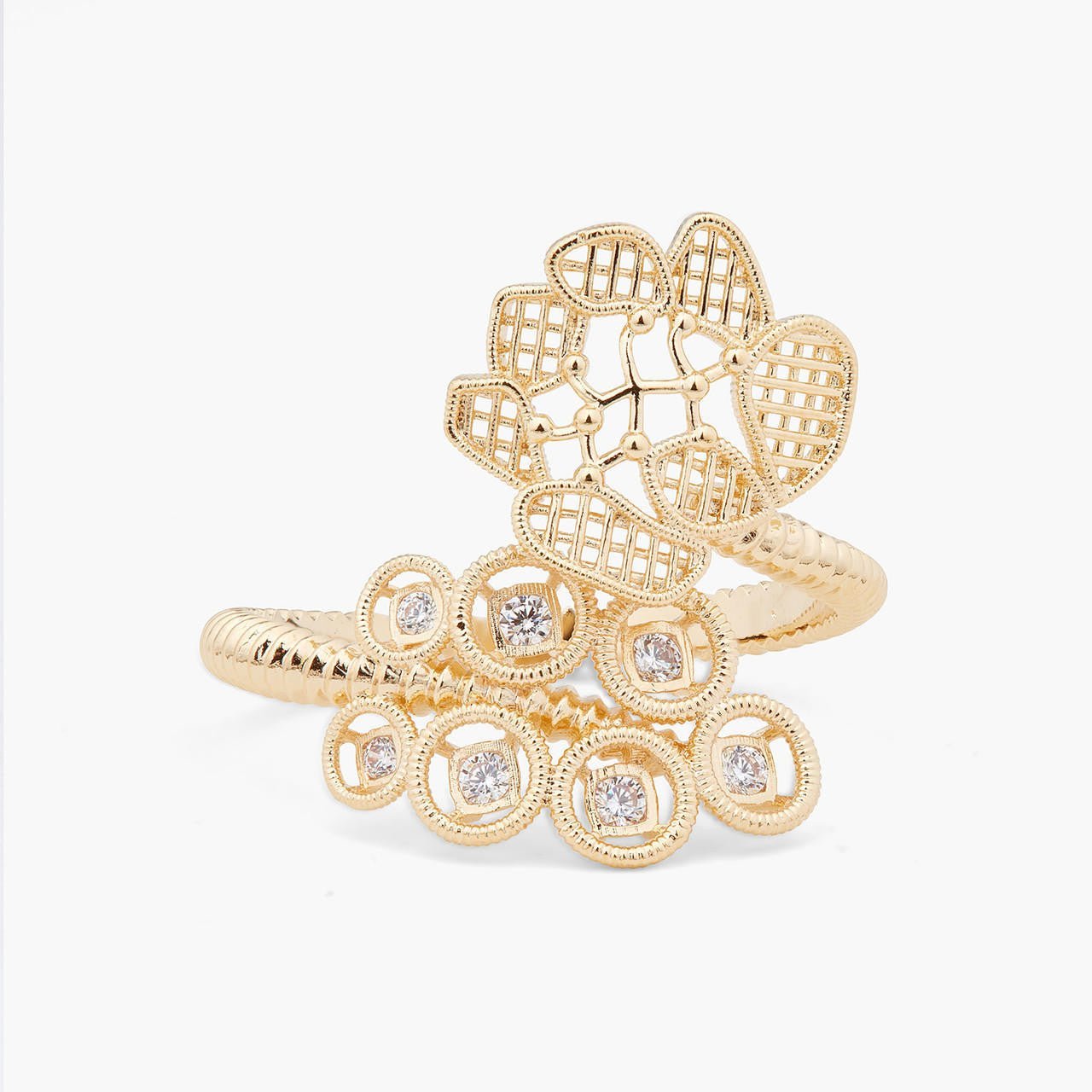 Gold Thread Adjustable Ring | ARFO6011 - Les Nereides