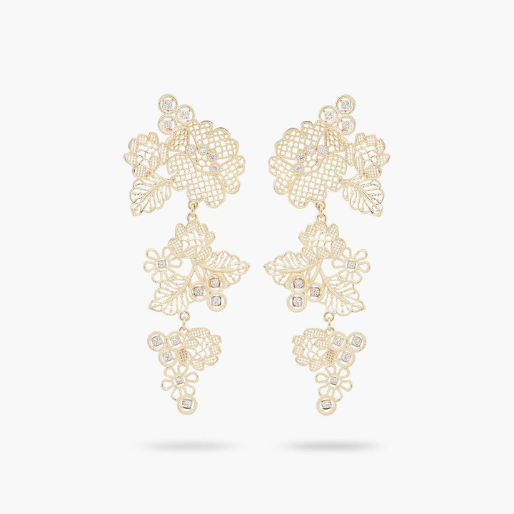 Gold Thread Earrings | ARFO1011 - Les Nereides
