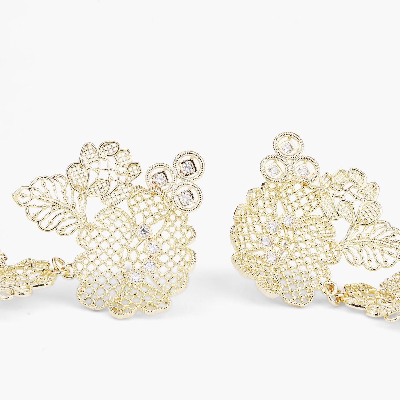 Gold Thread Earrings | ARFO1011 - Les Nereides