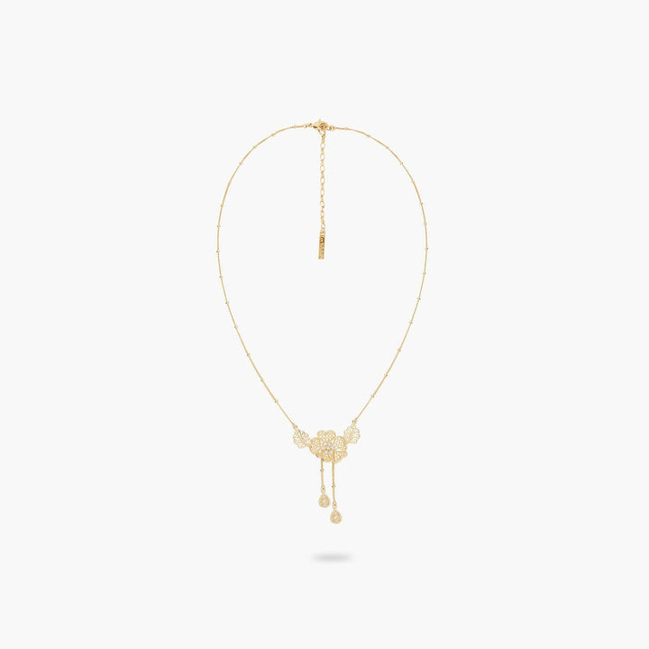 Gold Thread Pendant Fine Necklace | ARFO3021 - Les Nereides