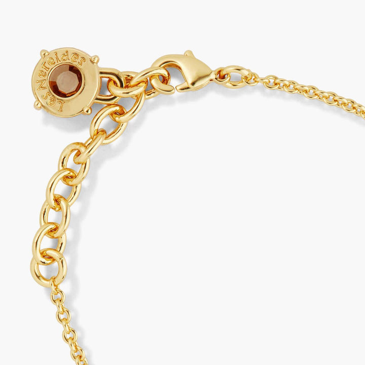 Golden Brown Diamantine Fine Stone Bracelet | APLD2141 - Les Nereides
