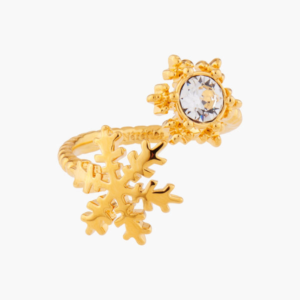 Golden Snowflakes Adjustable Rings | AMSC6021 - Les Nereides