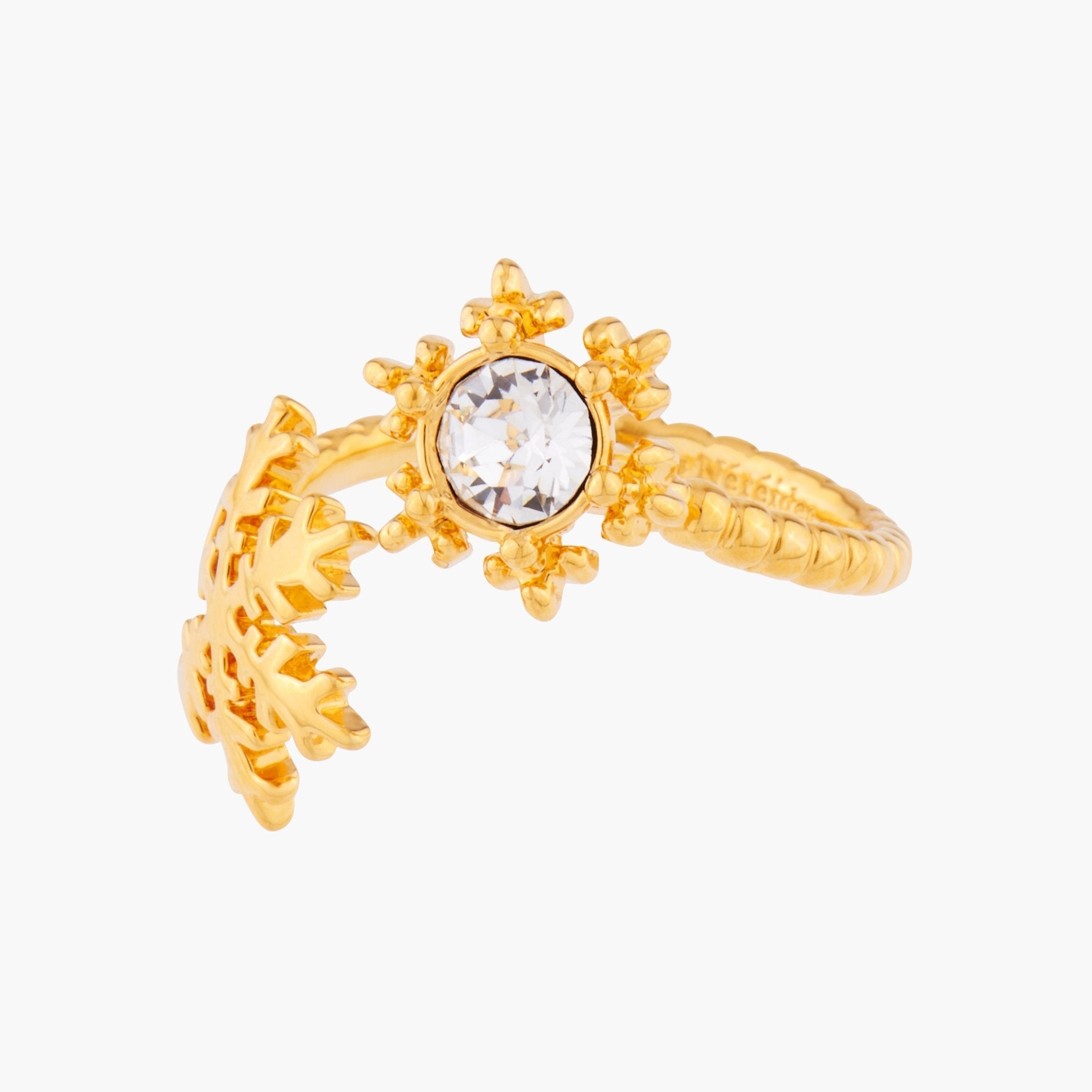Golden Snowflakes Adjustable Rings | AMSC6021 - Les Nereides