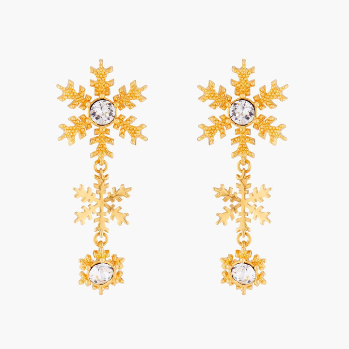 Golden Snowflakes Earrings | AMSC1011 - Les Nereides