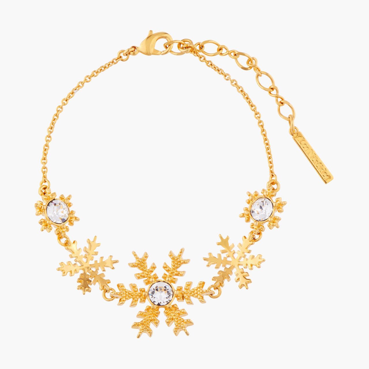 Golden Snowflakes Thin Bracelet | AMSC2021 - Les Nereides